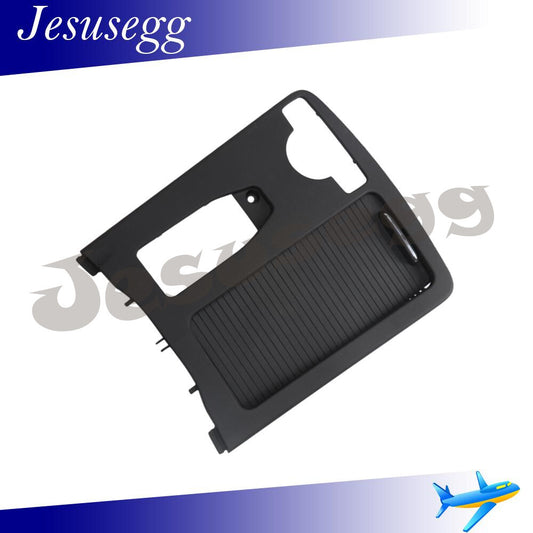 Center Console Water Cup Holder Cover Frame for Benz W204 S204 C-Class Black