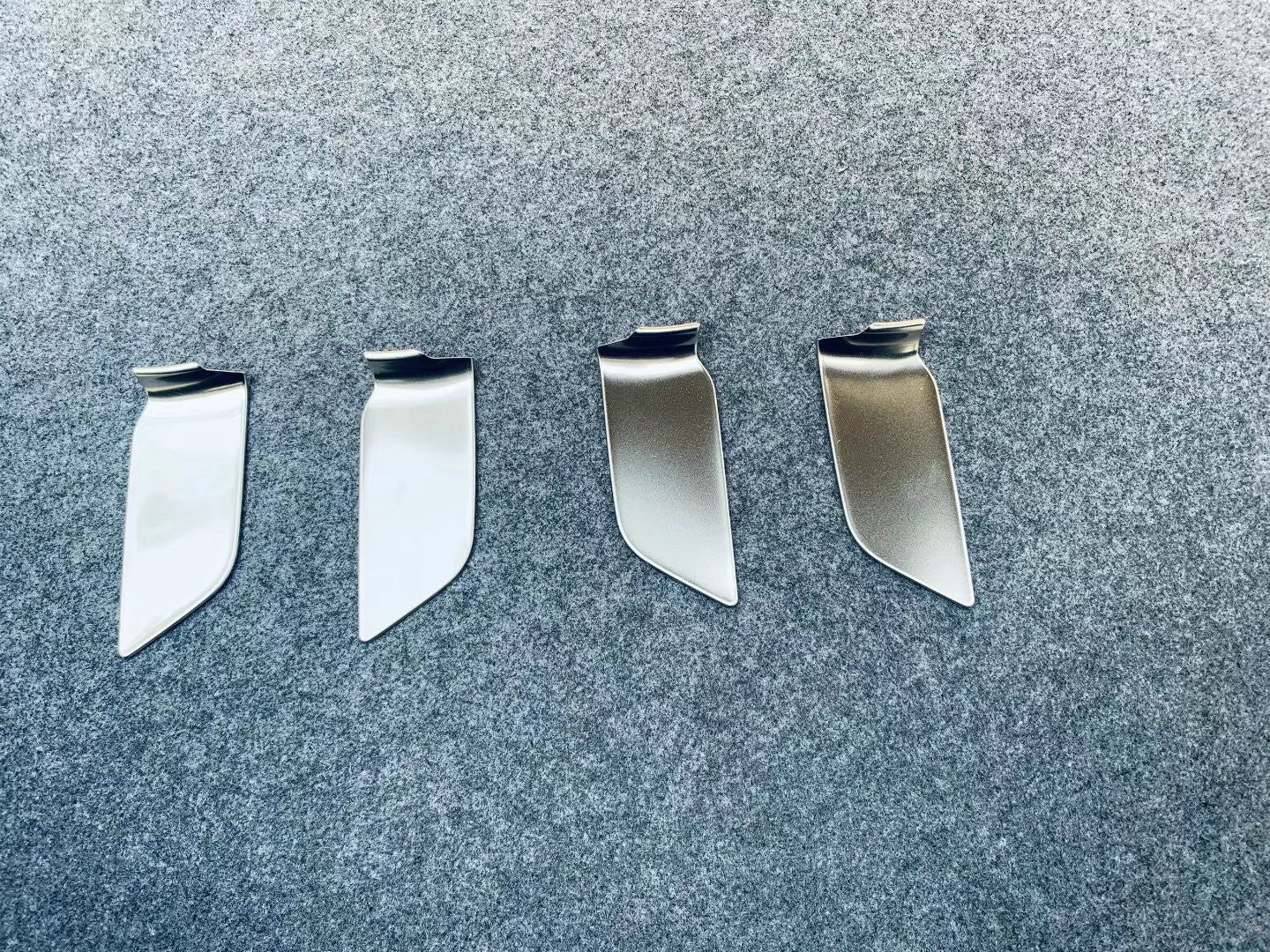 for Range Rover Evoque 2020 Chrome Silver B-pillar Hook Up for Seat Belt Cover Trim v