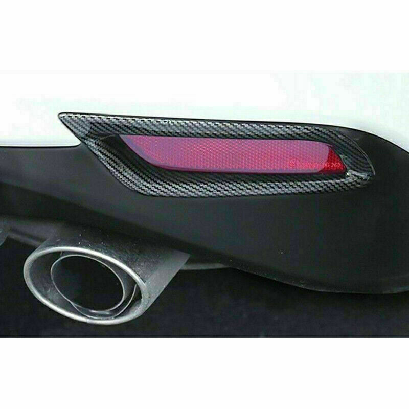 carbon fiber Rear Fog Light Lamp Cover Trim for TOYOTA for CAMRY 2018-2022 L/LE/XLE