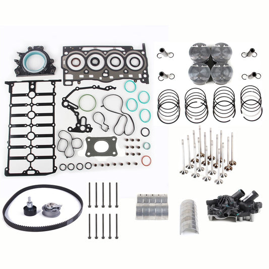Piston and ring STD mast 82.51 mm mast 23 mm suitable for Tiguan GLI GTI, for Audi A3 A4 A5 2.0 TFSI 9566 B