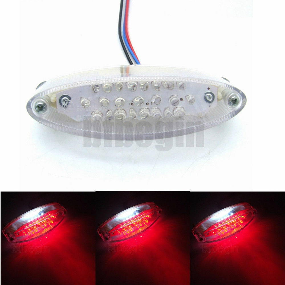 Brake Stop Running Taillight LED Suitable for Motorcycles, Bobber All-Terrain Vehicles, Off-Road Bikes