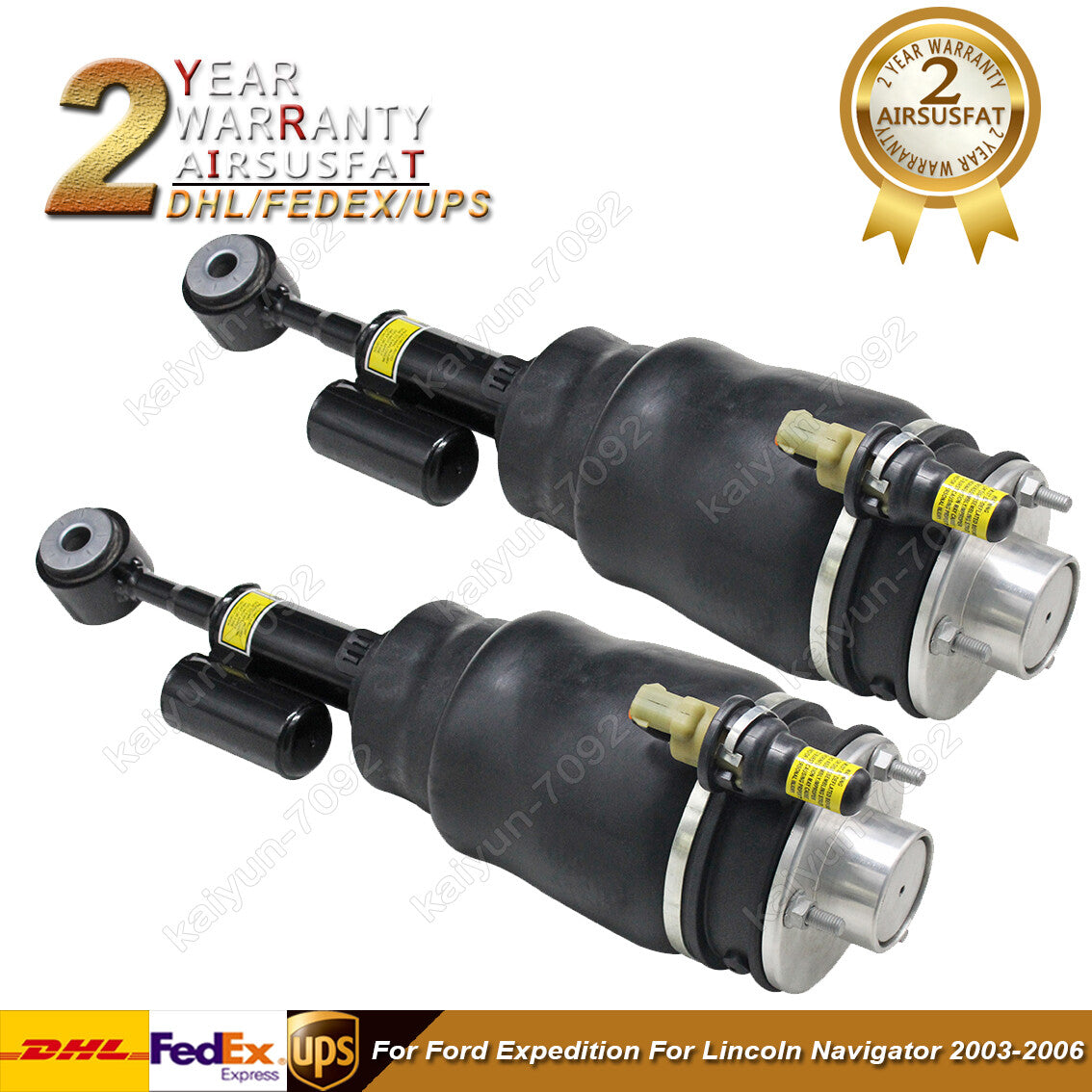 2pcs Front Air Suspension Shock Absorbers for Ford Expedition for Lincoln for Navigator
