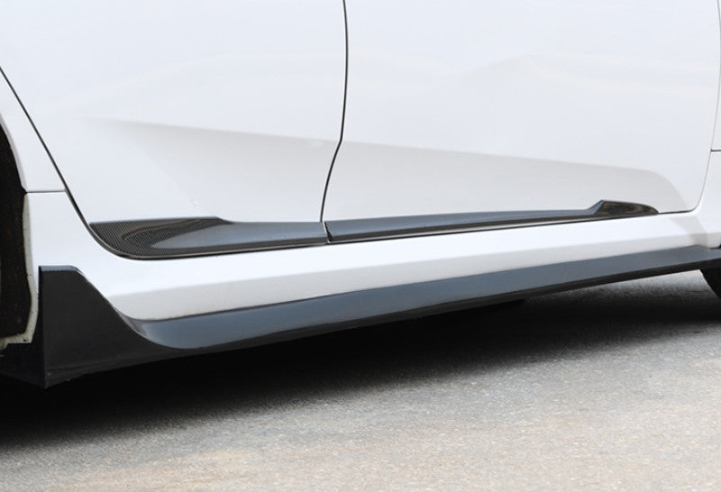 Door Body Side Molding Strips Cover Carbon Fiber ABS for Honda for Civic 2016-2021