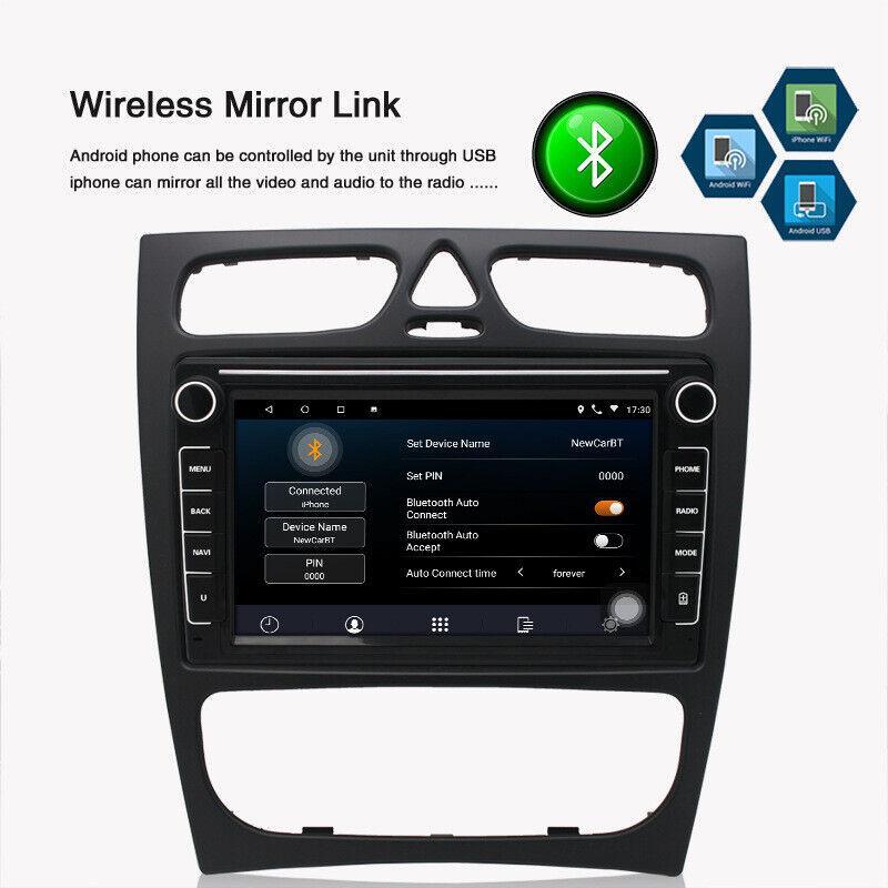 9-inch Android 10.1 for W203 W209 W463 Stereo Radio GPS Navigation 1+16GB n