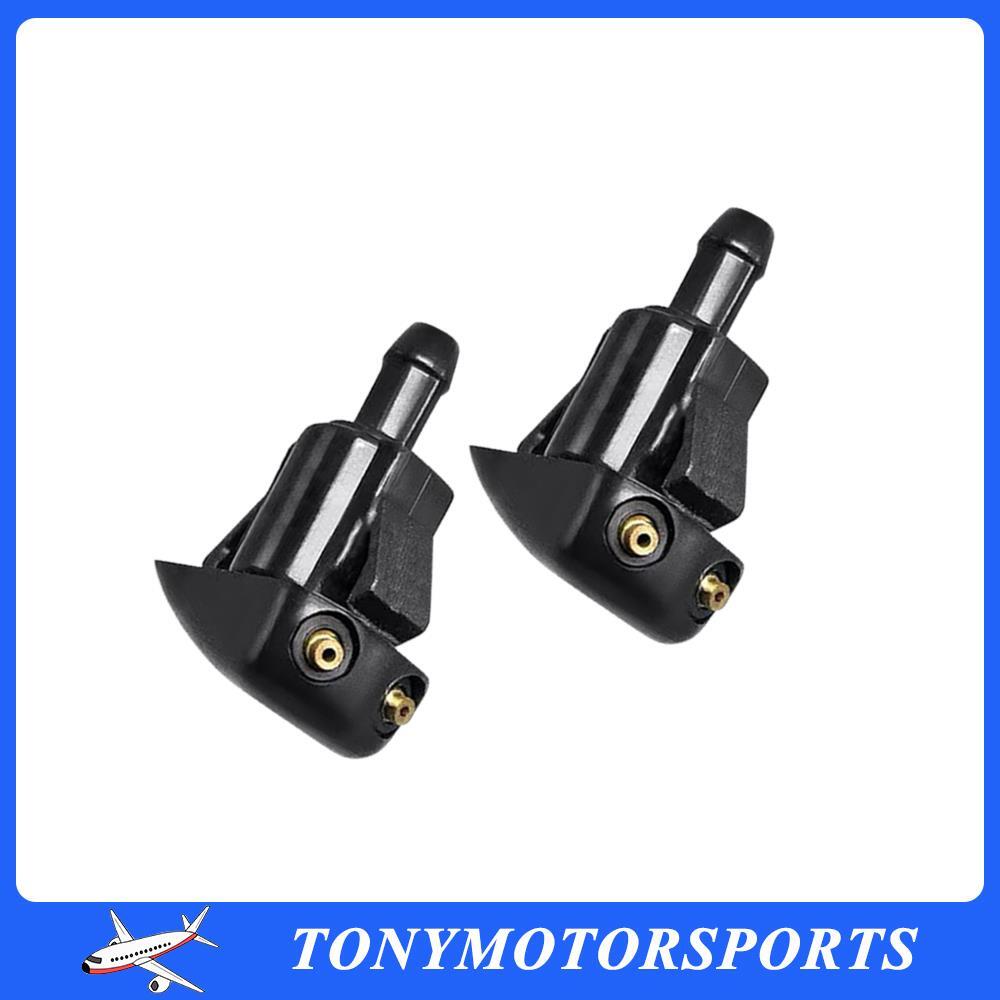 2Pcs 85381-60120 Black Windshield Washer Nozzle Replacement Fit For LandCruiser Q