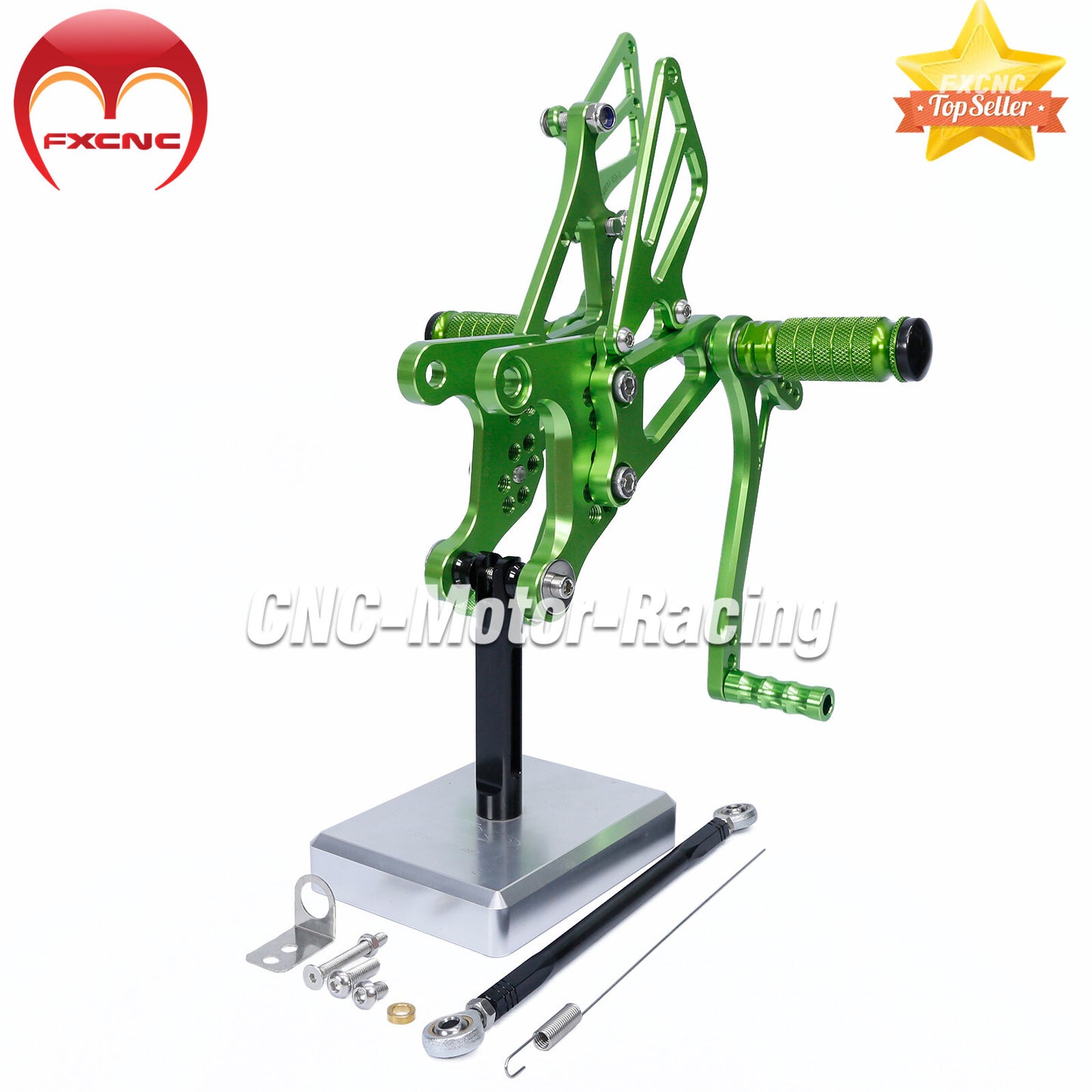 Adjustable CNC gear foot pedal suitable for Kawasaki ZX6R and ZX636 (2005-2008)