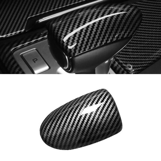 for Genesis G70 2019-2023 ABS Carbon Fiber Inner Gear Shift Knob Cover Trim n
