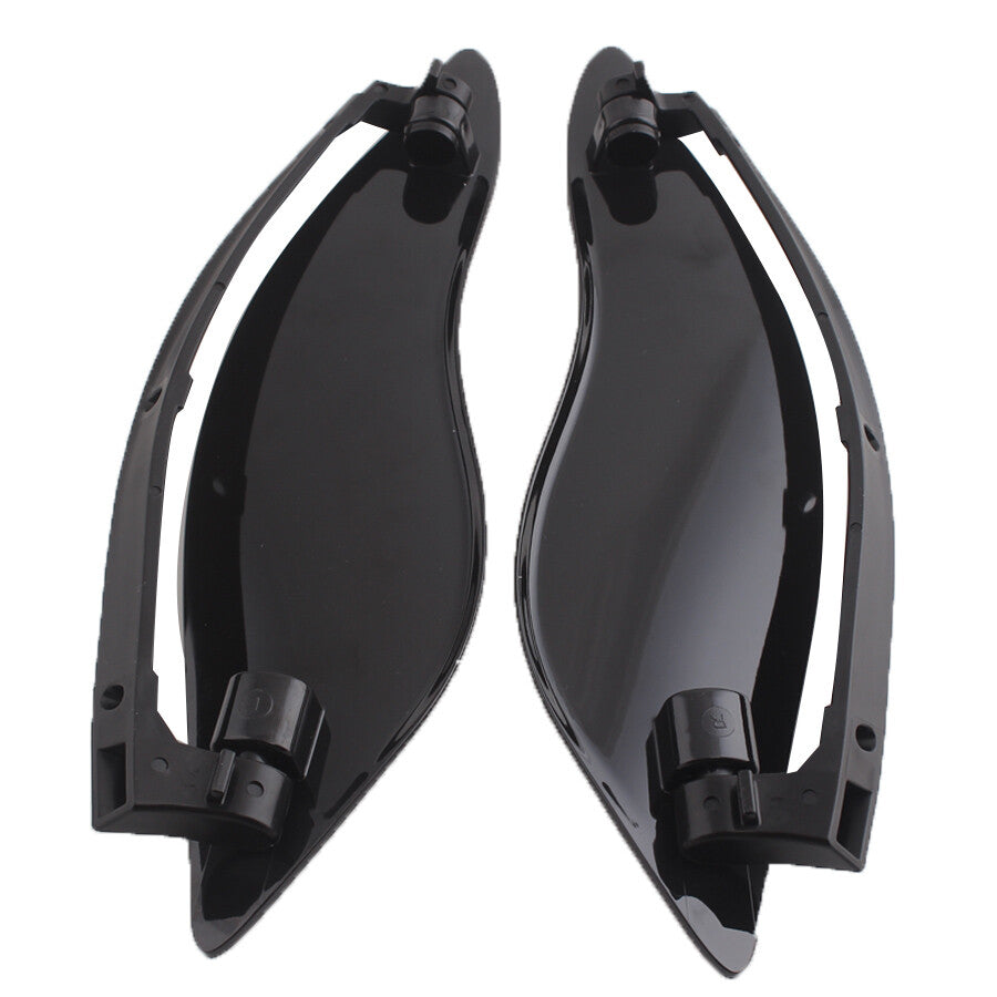 Black side fairing windshield air deflectors suitable for Harley tourist street tri-gliding. n