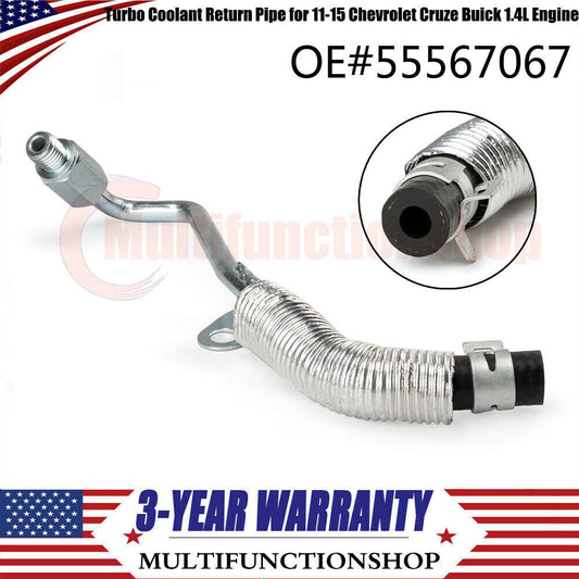 Turbo Charger Coolant Return Hose Line for Chevy for Cruze Sonic Trax for Buick 1.4L