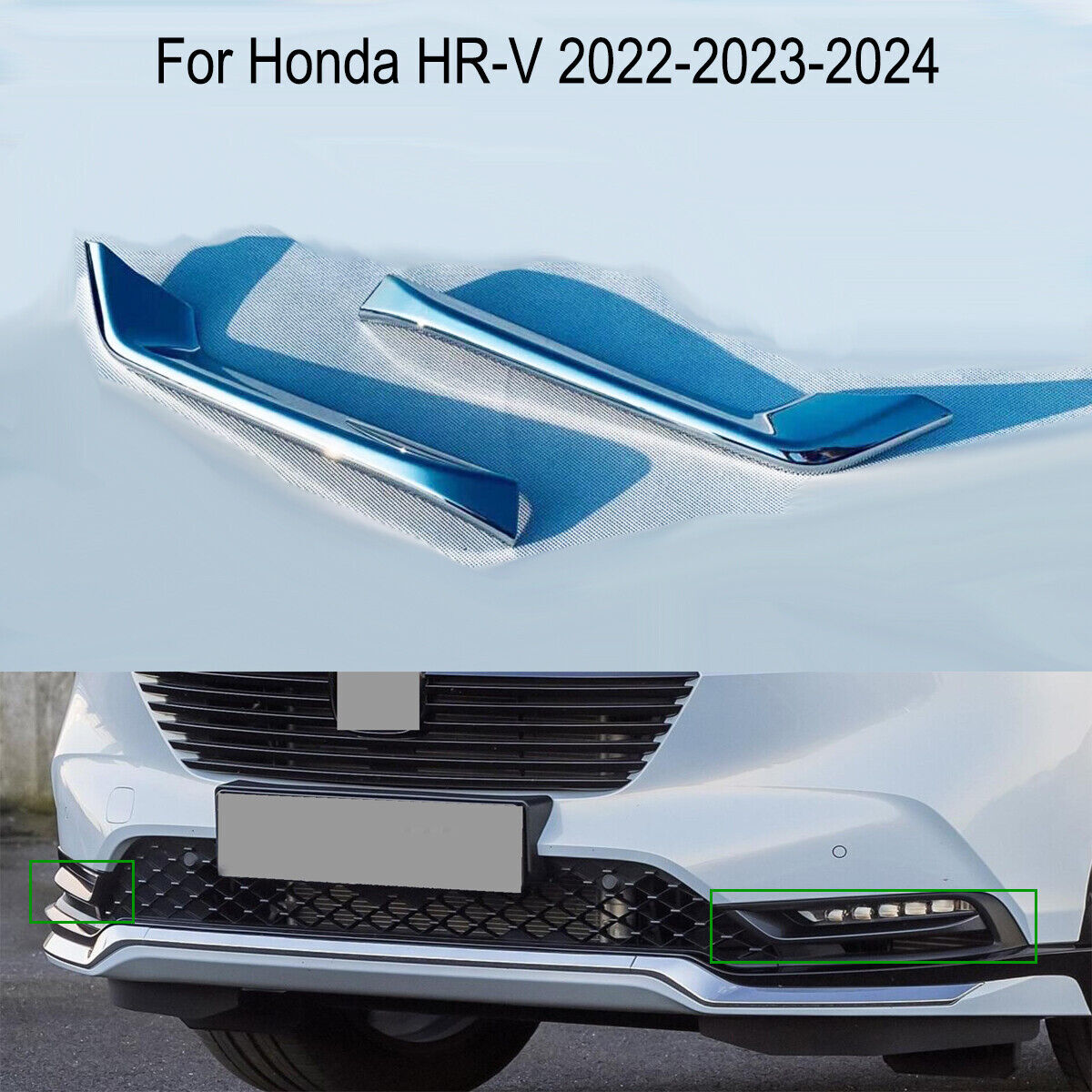 For Highlander 2020-22 Silver Car Rearview Mirror Side Molding Cover Trim v