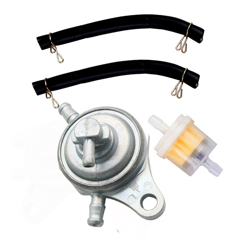Gas fuel switch pump valve Petcock+ fuel filter suitable for GY6 50-150cc mixed scooter