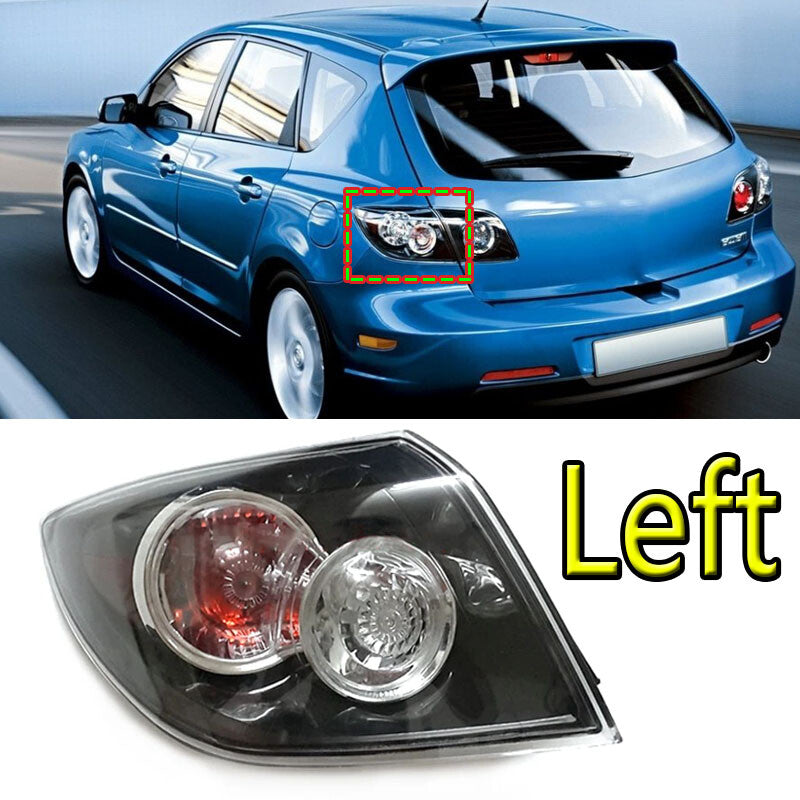 for Mazda 3 BK Hatchback 2004-2010: Left Rear Outer Turn Signal Light and Brake Light