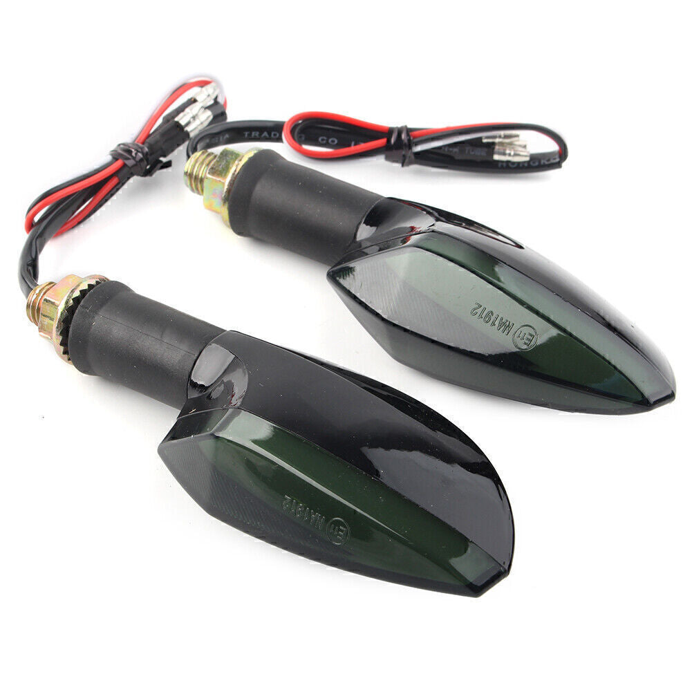 Universal Motorcycle 12V LED 3 wires Flash Turn Signal Lights Direct Lamps Q