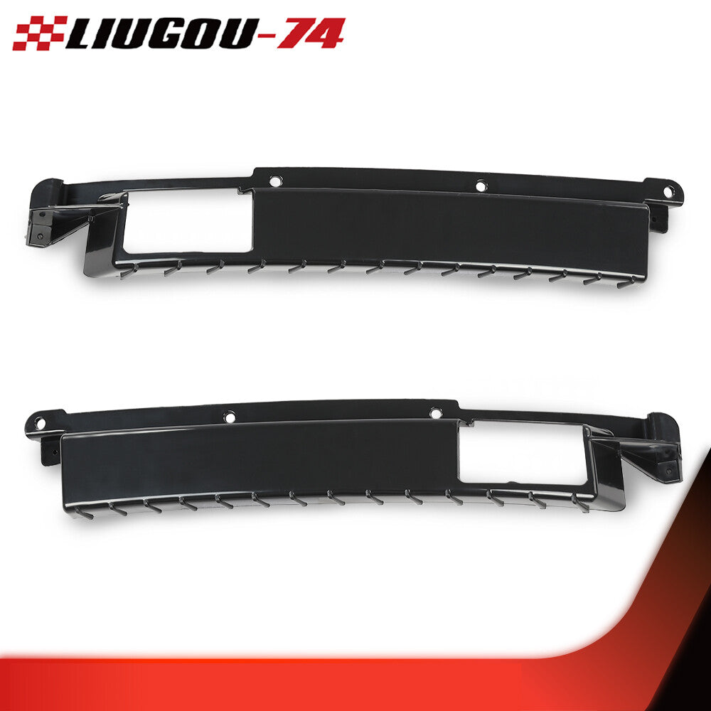 Front Bumper Bracket Set Fits 2013 - 2016 for Fusion Side Cover Plastic 2 Pieces - v