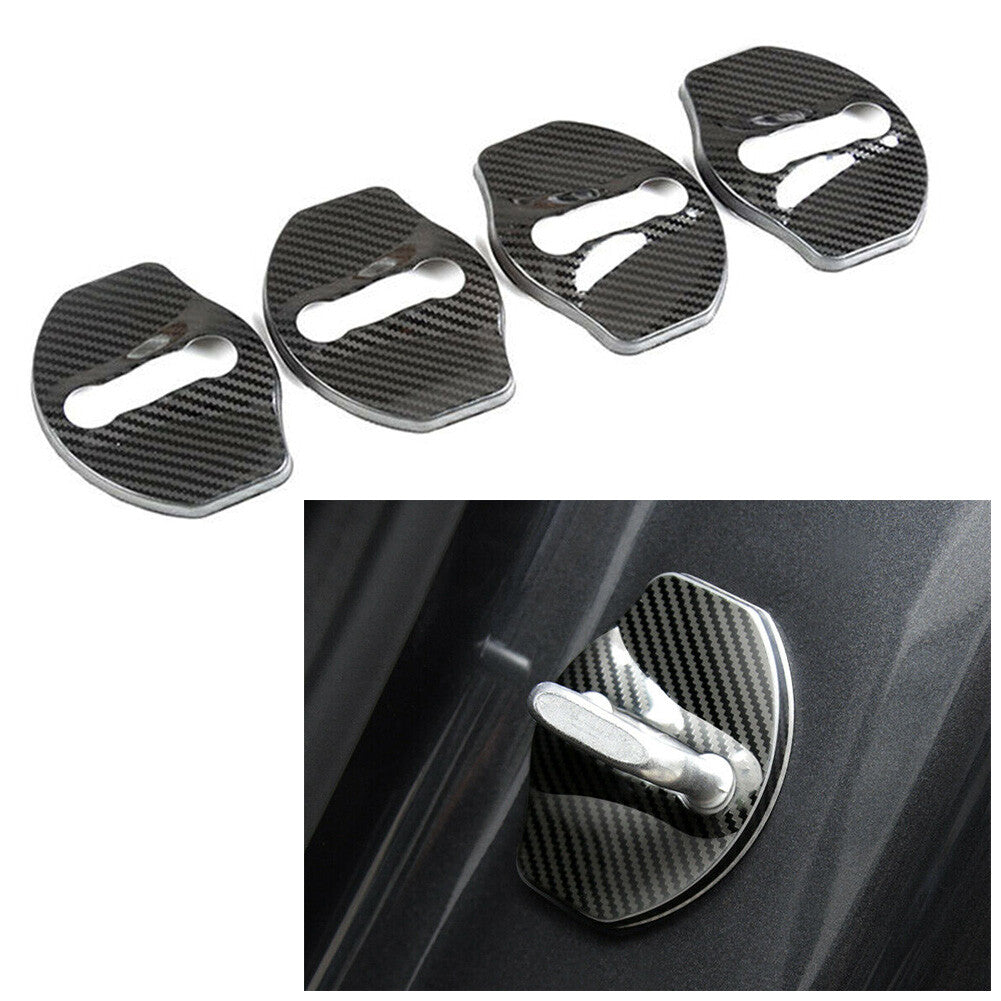 4-Piece Door Lock Protector Cover for Tesla Model 3 2018-2020 Left-Handed Drive