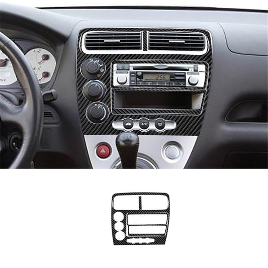 Red Carbon Fiber Rear Central Cup Holder Cover Trim For Tacoma 2016-2021 v