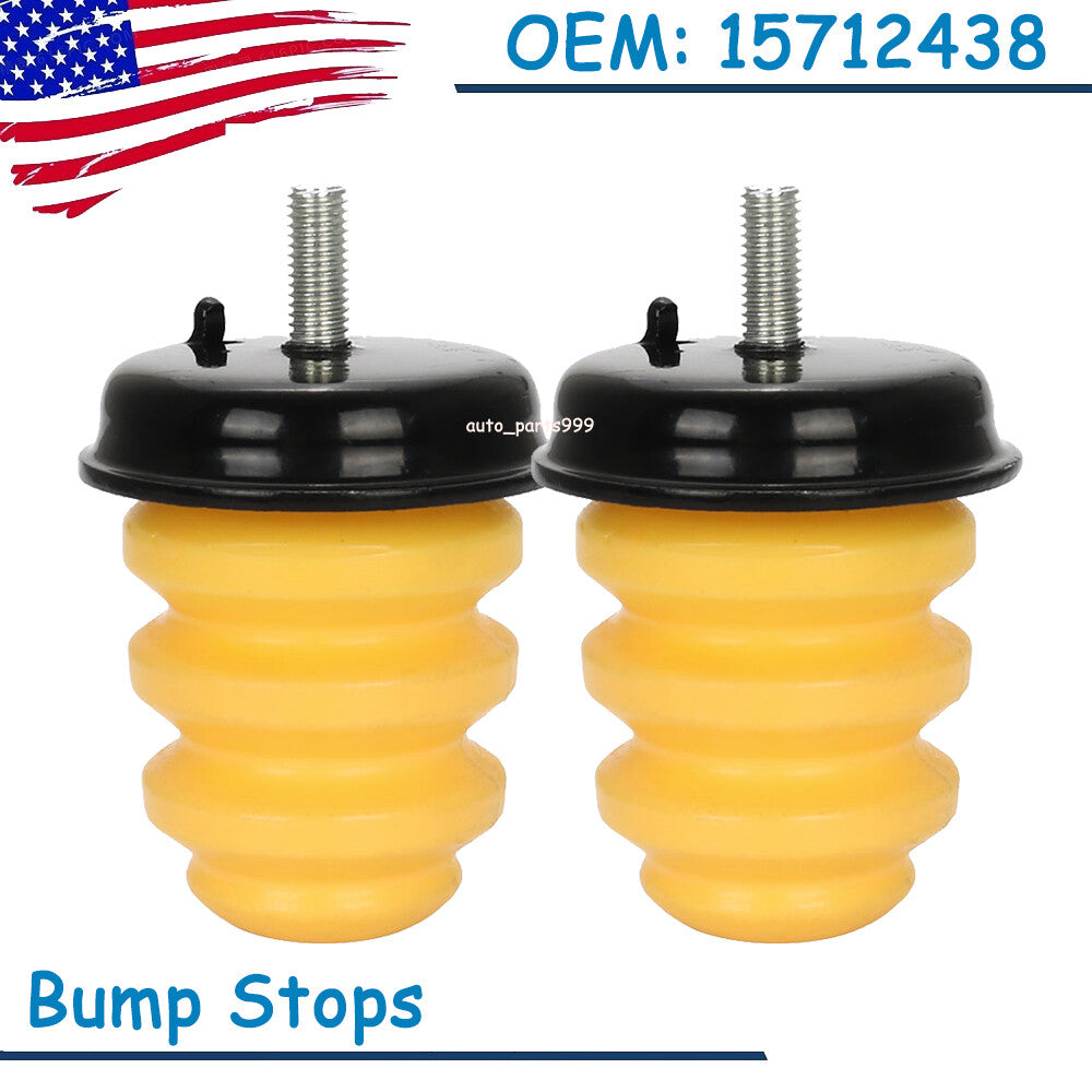 2-pack rear axle rubber bumpers for Silverado 1500 15712438,523-049- n