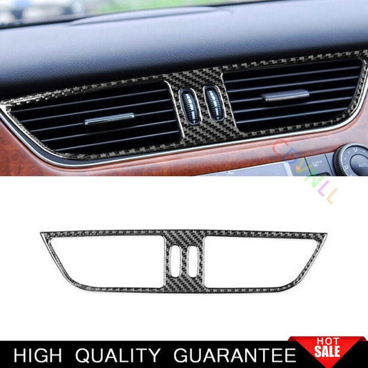 for Benz CLS C219 2004-09 Real Carbon Fiber Central Console Air Outlet Vent Trim