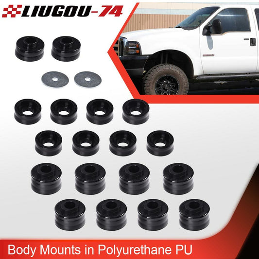 Polyurethane body mounting suitable  for ford  F250/350 Super Duty 99-17 2WD/4WD LG Q