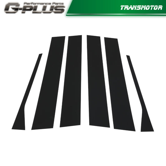 Sleek black door trim pillars suitable for 06-10 for VW for Jetta MK5 Sedan 6-piece set