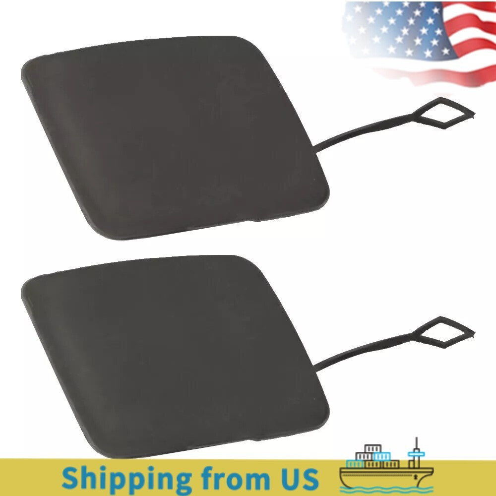 Pair for Cadillac SRX Luxury Sport 4-Door Front Bumper Tow Hook Cover Cap 2pcs