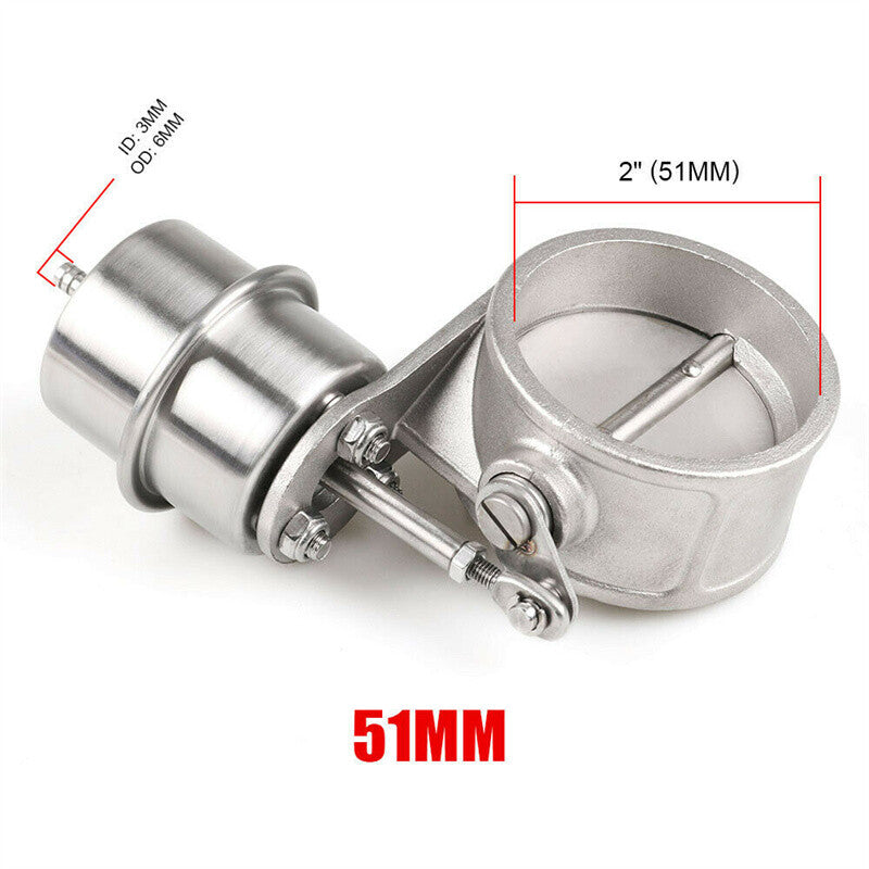 2'' Stainless steel Exhaust Valve Dump Valve Motor Pipe Kit With Remote Control Q