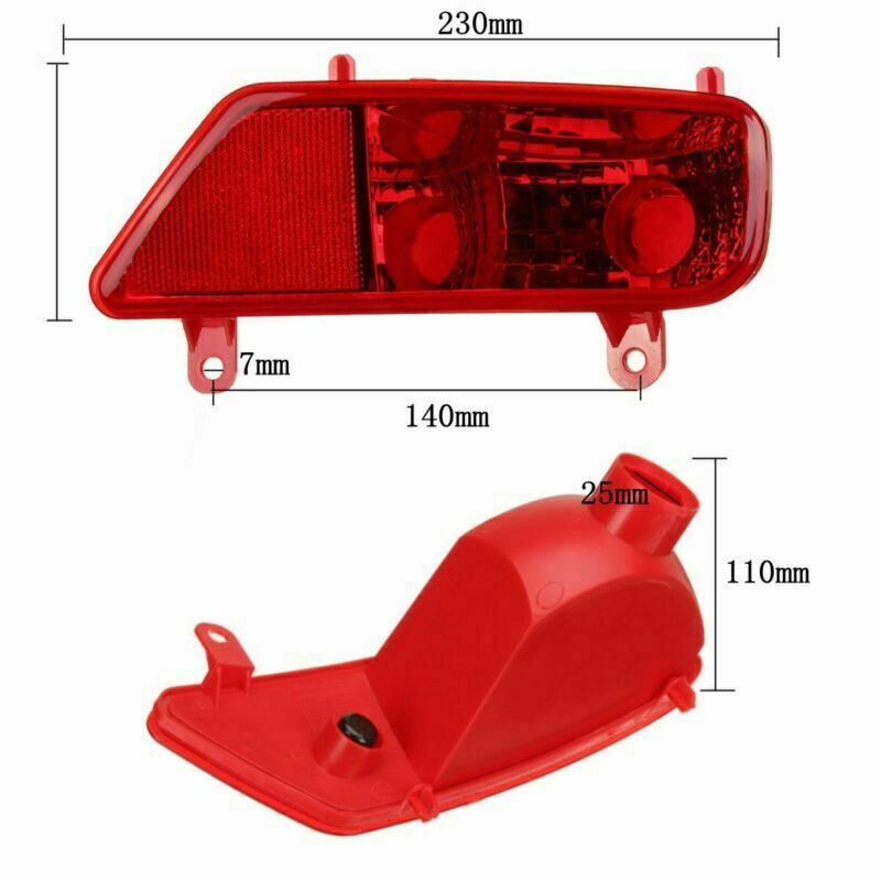 Right rear fog light housing cover suitable for Peugeot 3008 2009 - 2015 - n