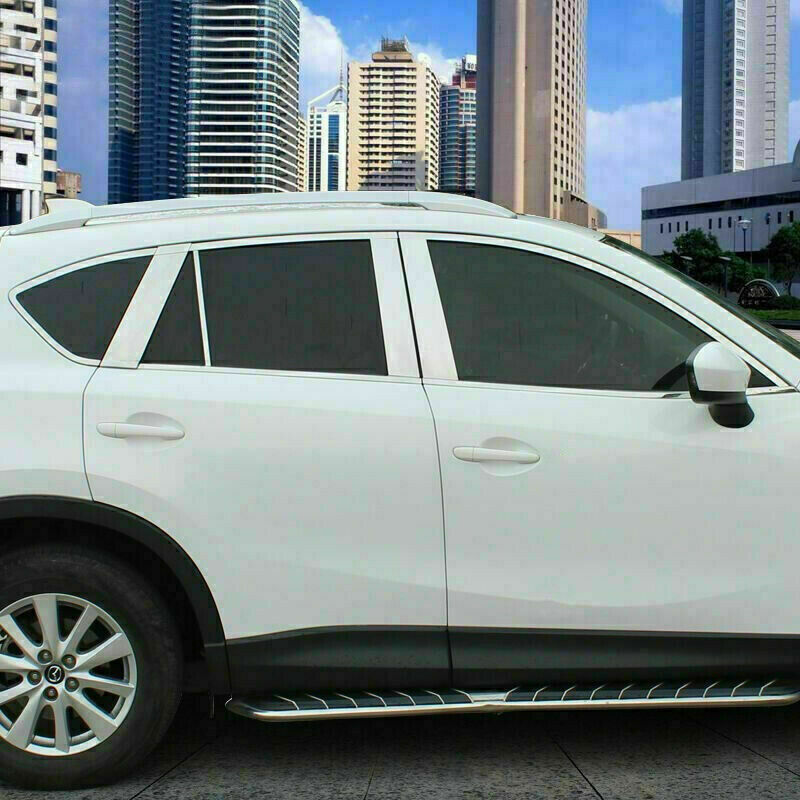 22x for Mazda CX-5 2012-2016 Steel Chrome Full WindowPost Strip Sill cover trim