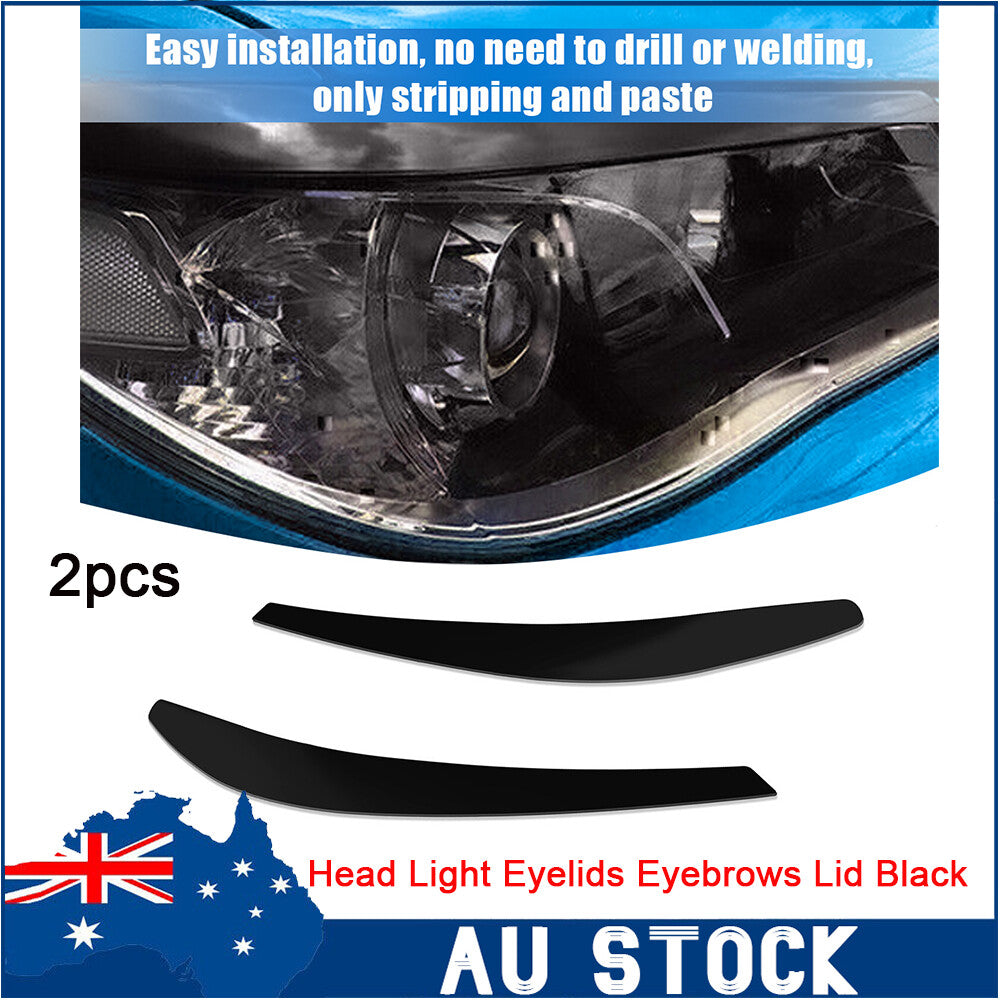 2X Head Light Eyelids Eyebrows Lid Fits for Holden Commodore VF Series 1 AU