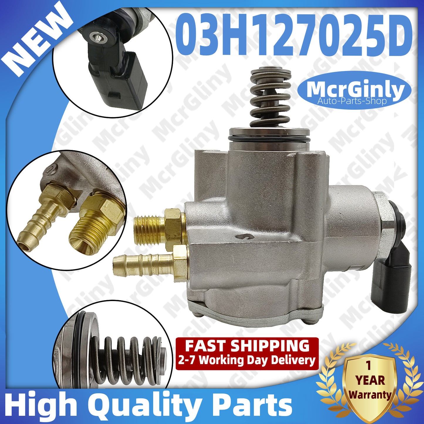 3.6 High-Pressure Fuel Pump 03H127025Q 03H127025D is suitable for CC/ for Passat / for Passat CC