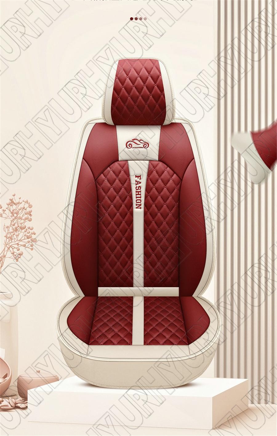 Luxury PU Leather Car for Seat Covers Front Rear For Auto Truck Van for SUV Universal Q