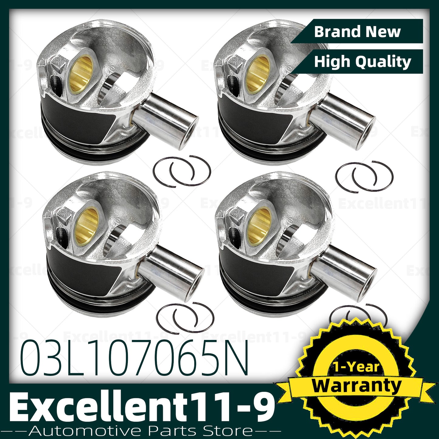2.0T piston and ring 03L107065M 03L107065N suitable for Jetta transport vehicles, for Golf , for Audi A3 - n