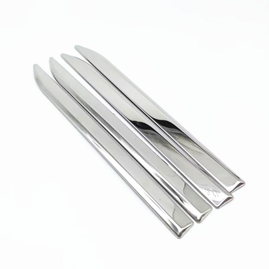 Front Door Side Fenders Chrome Emblem Dagger Molding Trims 4Pcs Car Accessories