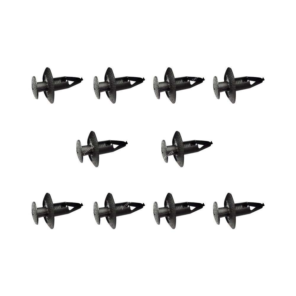 Set of 10 Fender Liner Wheel Well Clips Black Fits for Nissan 63854-01A00