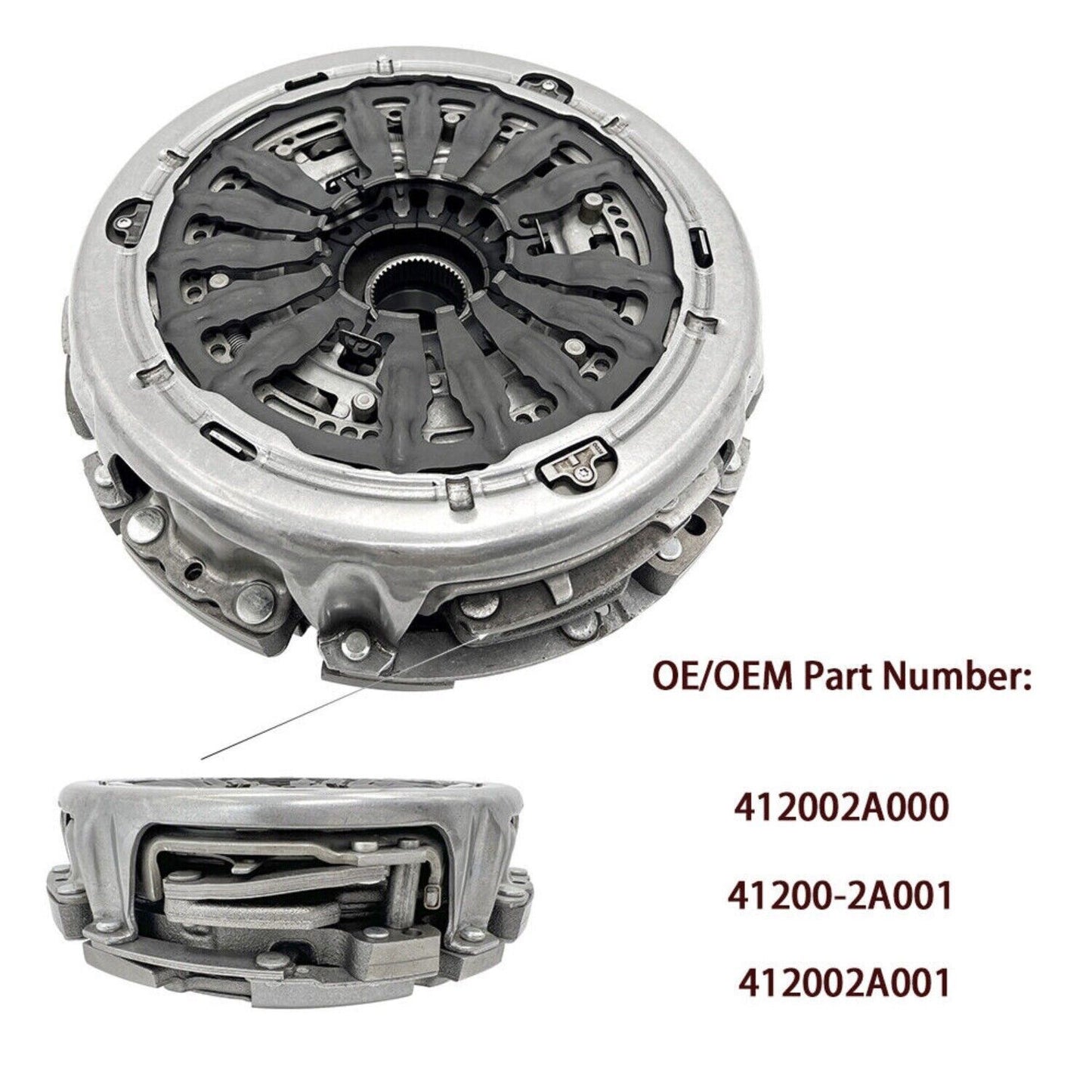 Dual-clutch transmission 41200-2A001 is suitable for Hyundai for Veloster 1.6L (2012, 2013, 2014, 2015, 2016, 2017-). Q