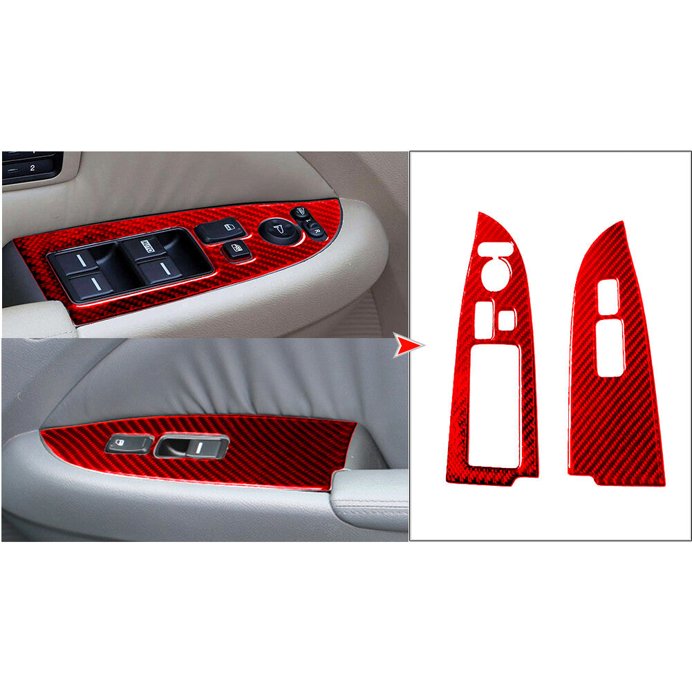Carbon Fiber Window Button Trim Cover For COBALT 2005-2010 Type B v