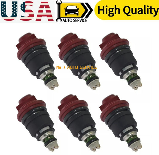 6X 740cc 16600-RR544 Fuel Injector for Nissan Skyline RB25DE RB25DET-Fairlady