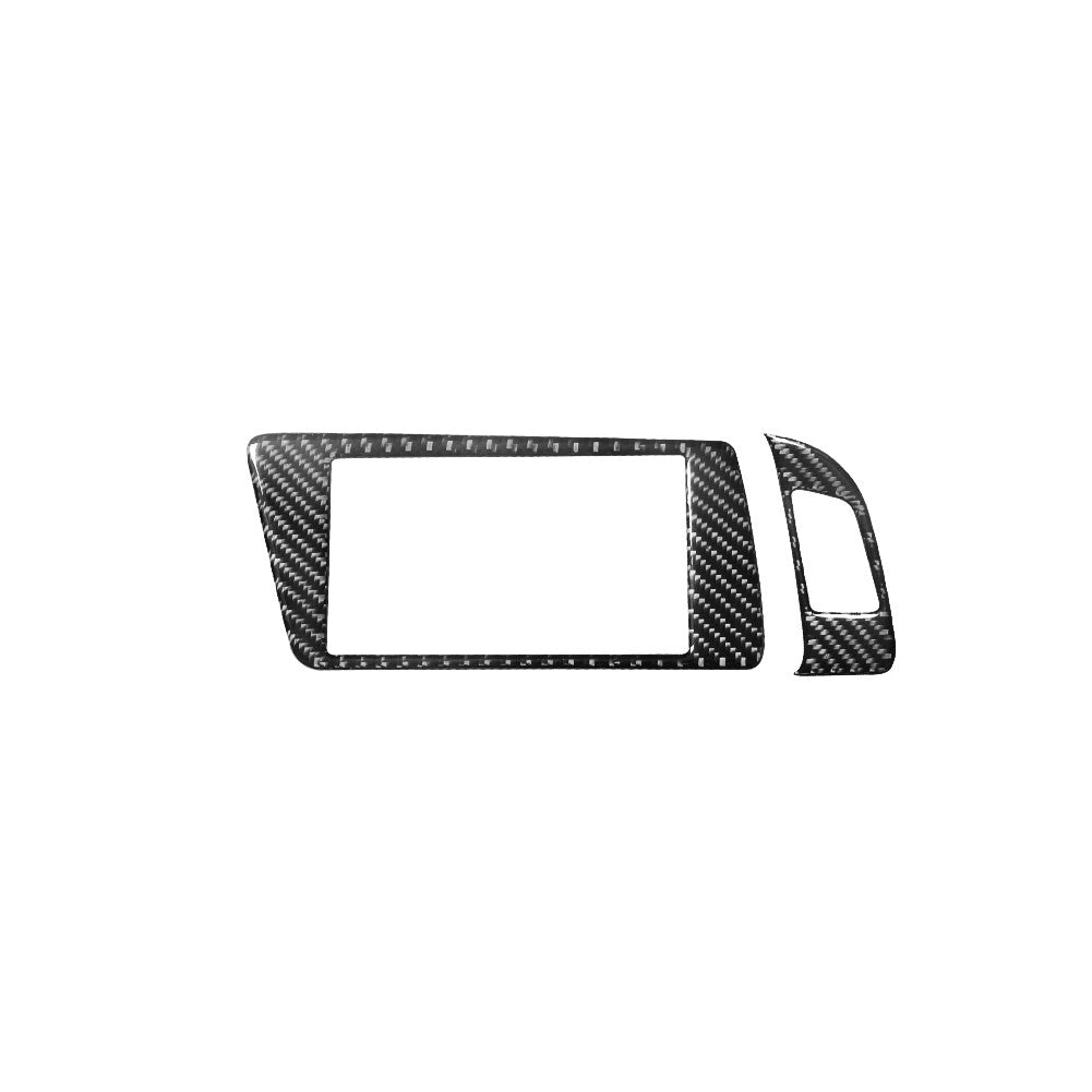 Red Carbon Fiber Rear Window Lift Panel Trim Cover Type B For F150 2004-08 v