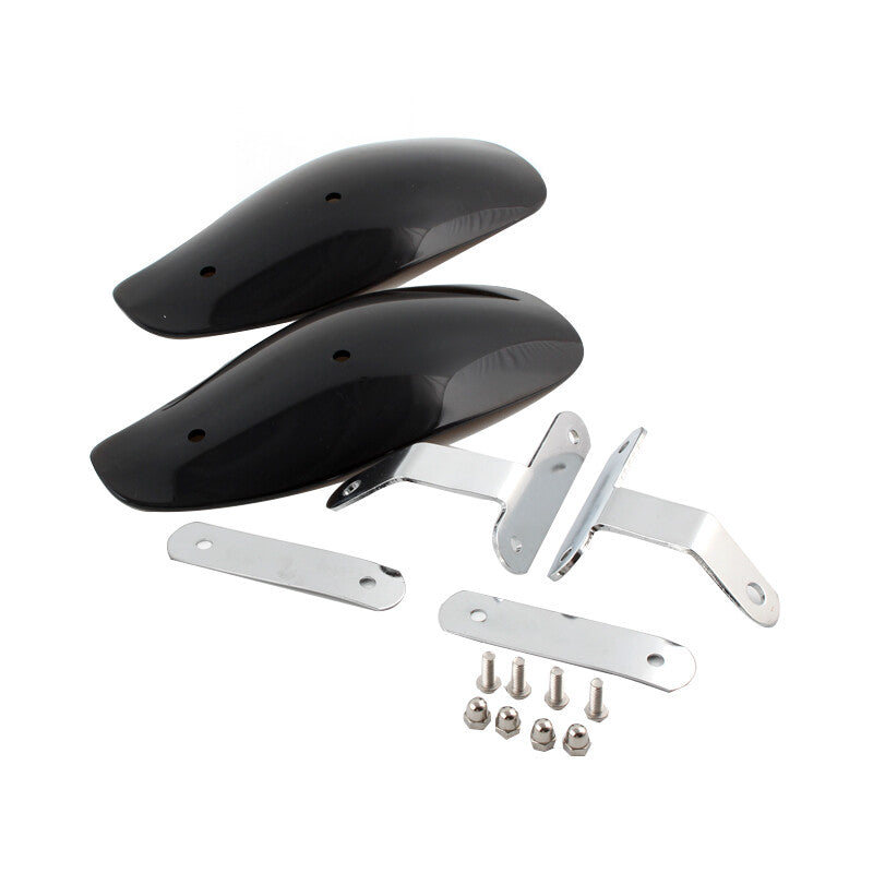 A pair of motorcycle handlebar protectors, protective film, air deflector, ATV bicycle shield - n