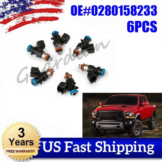 6PCS 0280158233 for Dodge Charger for Challenger 3.6L Fuel Injectors 2011-2017 16