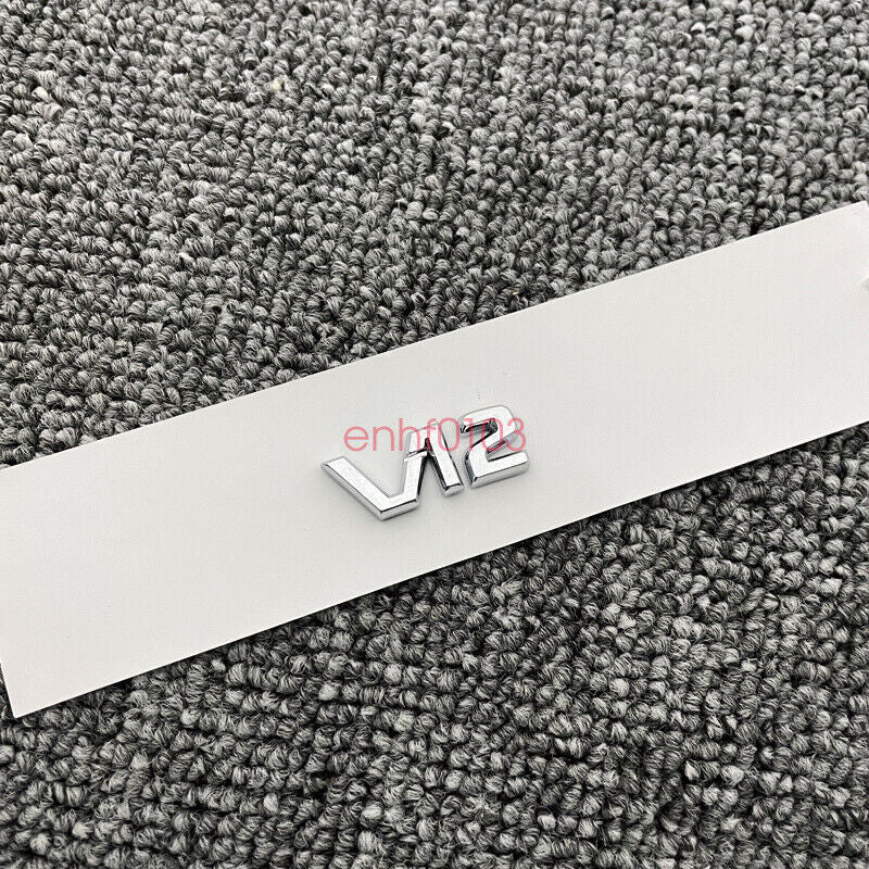 Chrome Trumpet Middle Console  V12  Emblem Badge for Maybach S