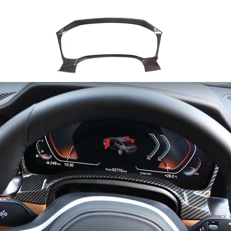 ABS Carbon Fibre Panel Frame for BMW 4-Series 2021-2023 Instrument Cover Trim