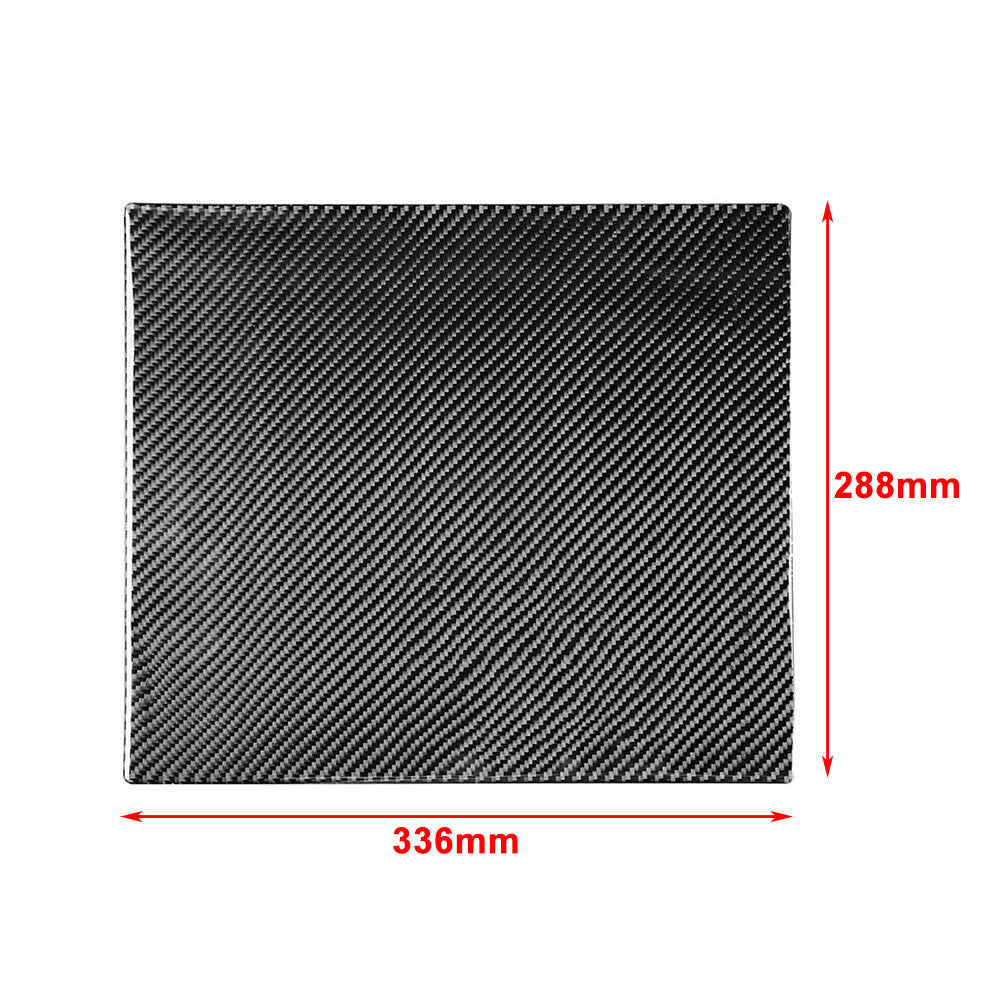 for Toyota Tundra 2014-2021 Carbon Fiber Car Rear for Seat Anti-Kick Panel Trim