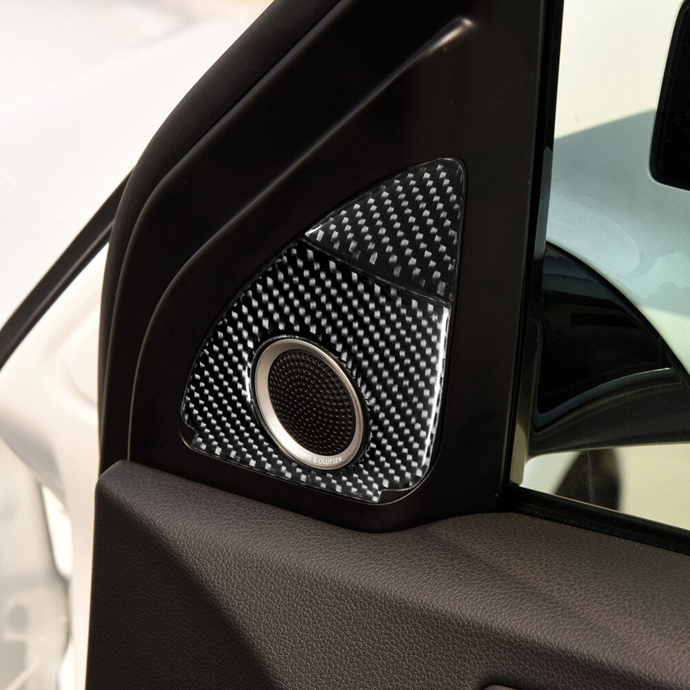 Carbon Fiber GPS Navigation Display Cover Trim For Supra A90 2019-2022 v