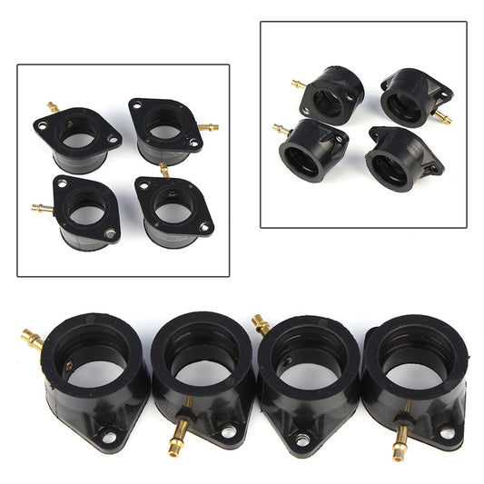 4 x Carburetor Intake Manifold Boot Joint Carb Holder Fit for Kawasaki KZ1000 KZ1100 Q