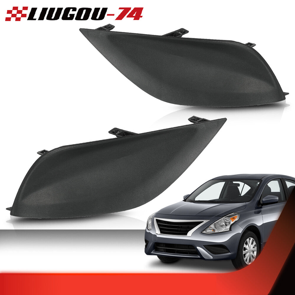 Suitable for 2015-2019 Versa Sedan 4DR fog light cover only LH&RH 1 pair- v