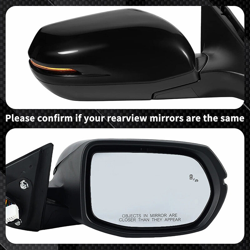 Right Passenger Side Mirror Glass w/Blind Spot for Honda CRV 2017-2022 2021 2020