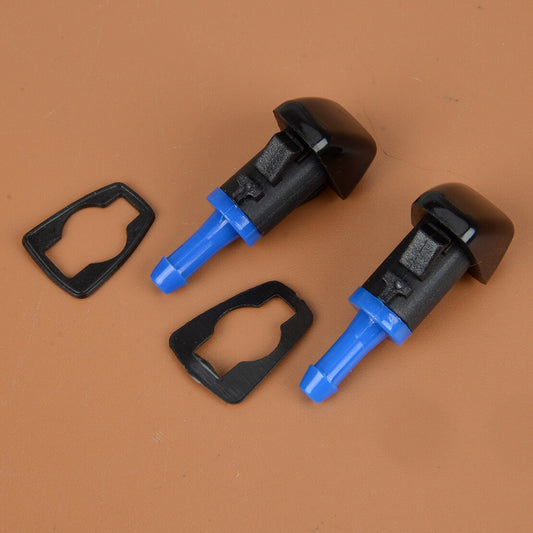2x Front Windshield Washer Nozzle with Gasket Fit for Jeep Patriot Compass Q