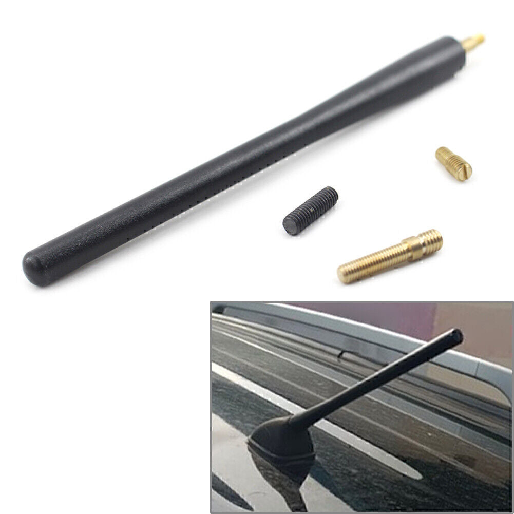 21CM Universal Car Auto FM AM Radio Antenna Aerial Mast Black Q