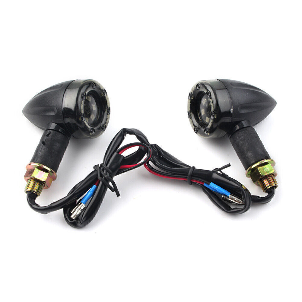 2X Universial Motorcycle LED Turn Signal Light Indicators Bulb for Harley Q